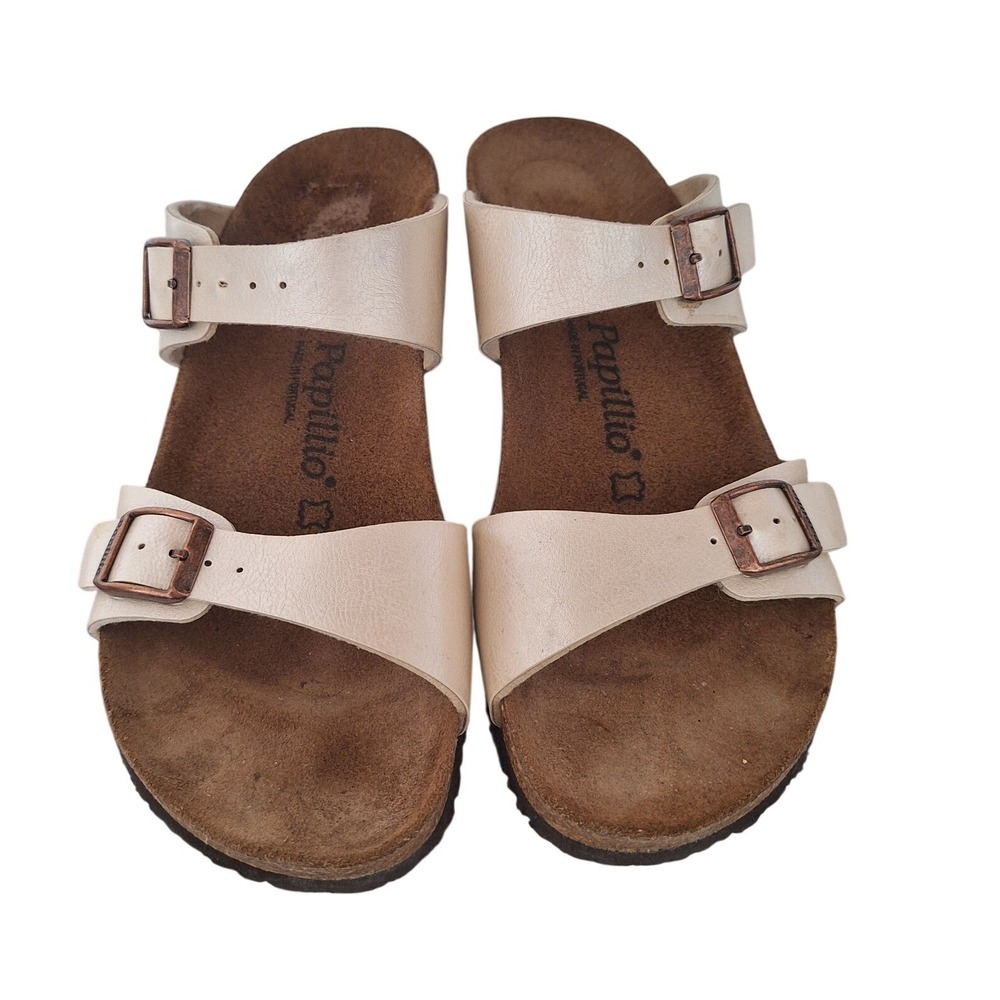 Papillio by Birkenstock Dorothy cream Wedge Sandals EU 41 W10